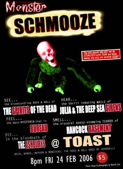 Monster Schmooze poster