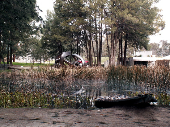 The fog pond at the National Gallery