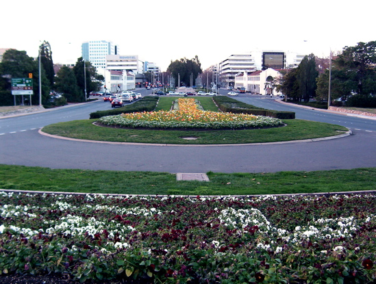 Northbourne Avenue and the Centre of Canberra