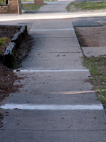 Pavement stripes in the Inner North