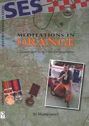 New book by Canberran author JG Montgomery- Meditations in Orange