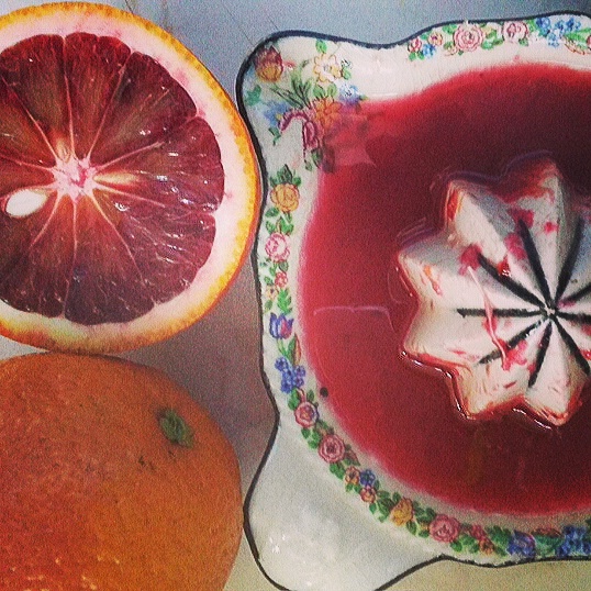 Blood orange juice