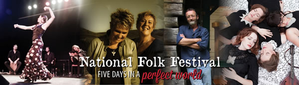 First Round of Major Artists Announced: National Folk Festival!