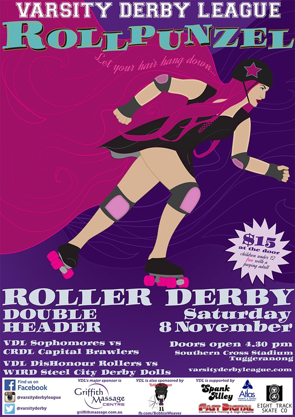 Roller derby double header - Sat 8 Nov