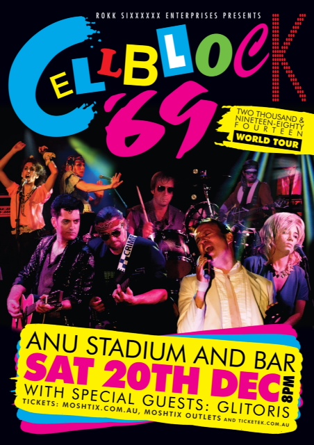 CELL BLOCK 69 - ANU Bar Sat 20th Dec - Xmas with Corey