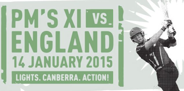 PM's XI vs England January 2015