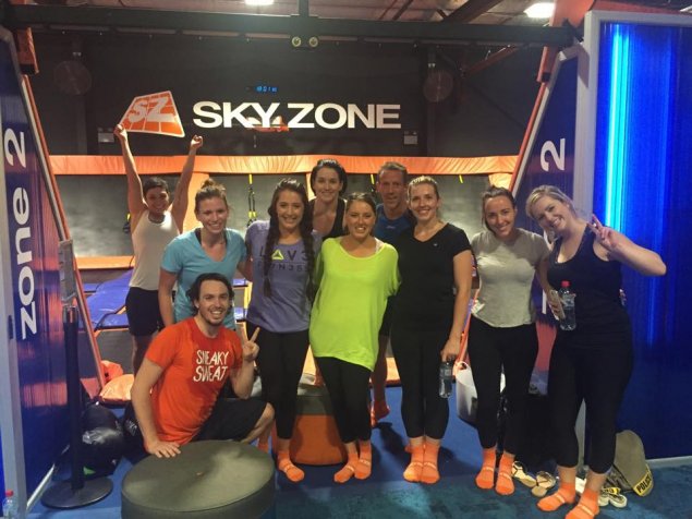 First look - SkyFit trampoline fitness classes