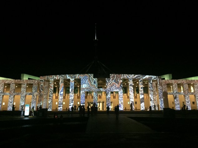 enlighten canberra parliament house