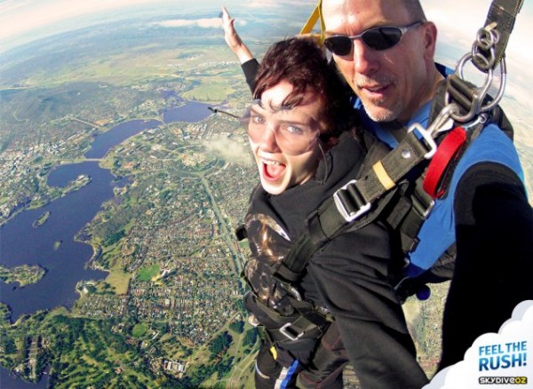 skydiving canberra