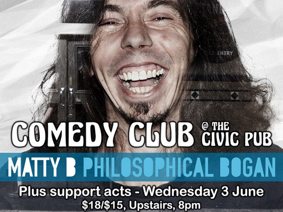 Civic Pub comedy club featuring Matty B