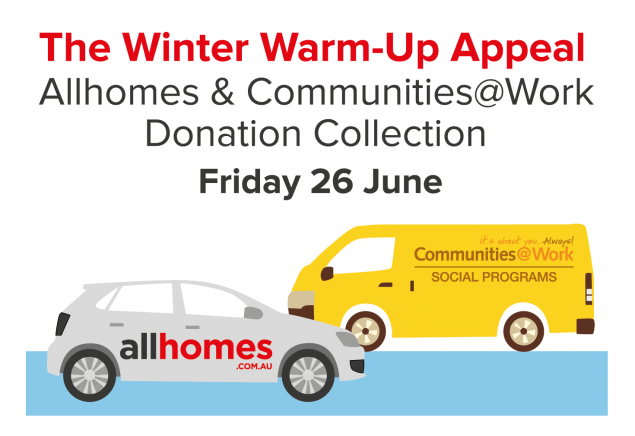 Communities@Work needs your warm winter clothes!