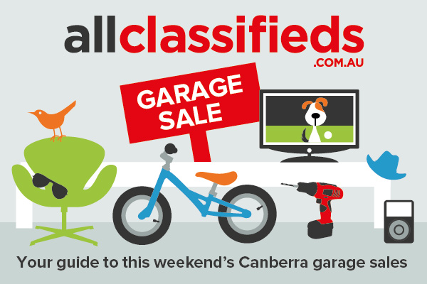 allclassifieds canberra garage sale banner