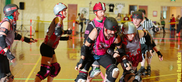 Men's and mixed roller derby this Saturday!