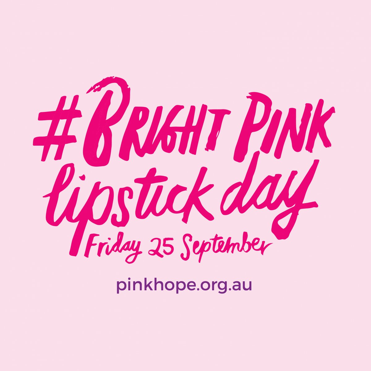 Bright Pink Lipstick Day + charity  workout