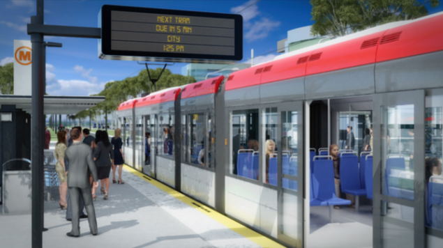 Age a key factor in light rail support
