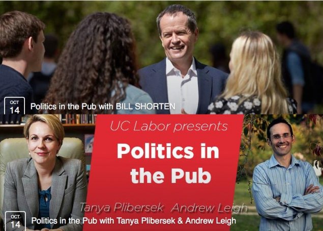 The great ALP Politics in the Pub-off