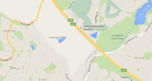 Google maps: Ginninderra Field Station