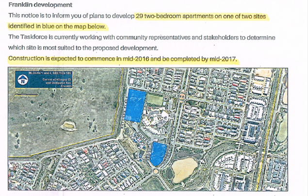 Franklin P&C to fight housing proposal