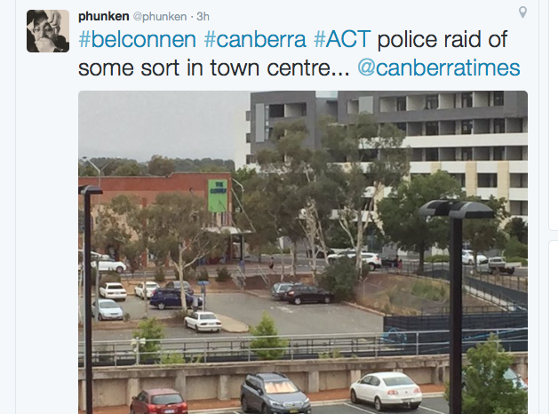 Belconnen incident 'a routine police operation'