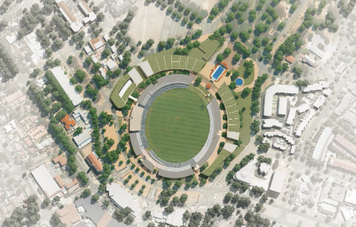 Grocon plan for Manuka Oval