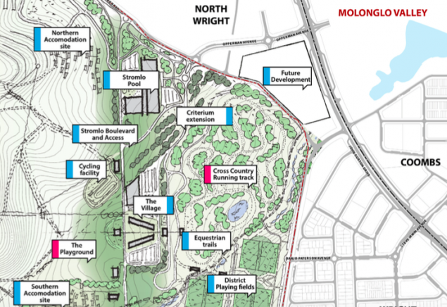 Olympic pool for Stromlo Forest Park by 2019