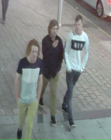 Three males CCTV [283300]