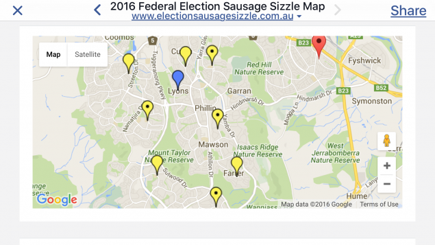 Best Of Canberra Callout Polling Booth Sausage Sizzles Riotact