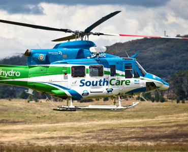 Snowy Hydro SouthCare helicopter