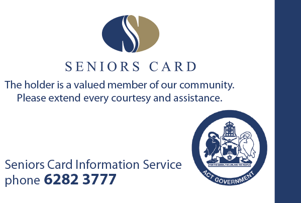 Seniors Card Eligibility Age To Rise Riotact