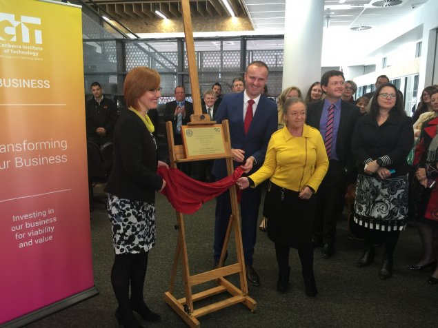 Burch lauded as CIT Tuggeranong opens