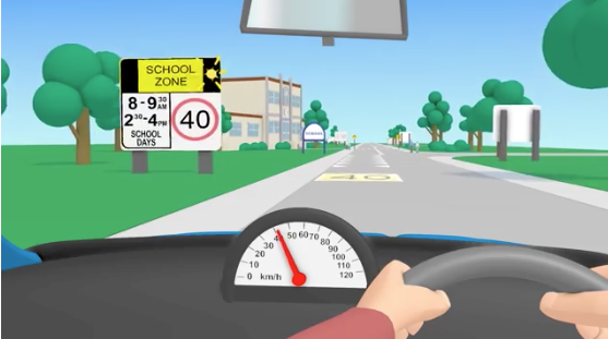 Still from school zones on NSW Centre for Road Safety site.