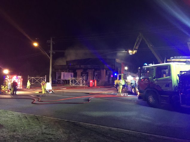 Fire engulfs Pialligo Estate smokehouse at Hume