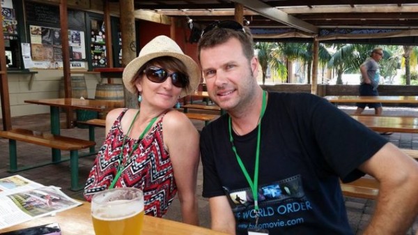 Georgina Jenkins and Robb Shaw-Velzen at the Byron Bay Film Festival