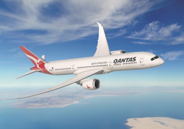 An artist's impression of a Qantas Boeing 787-9 Dreamliner. The airline will be operating eight of the aircraft on long haul flights by 2020.