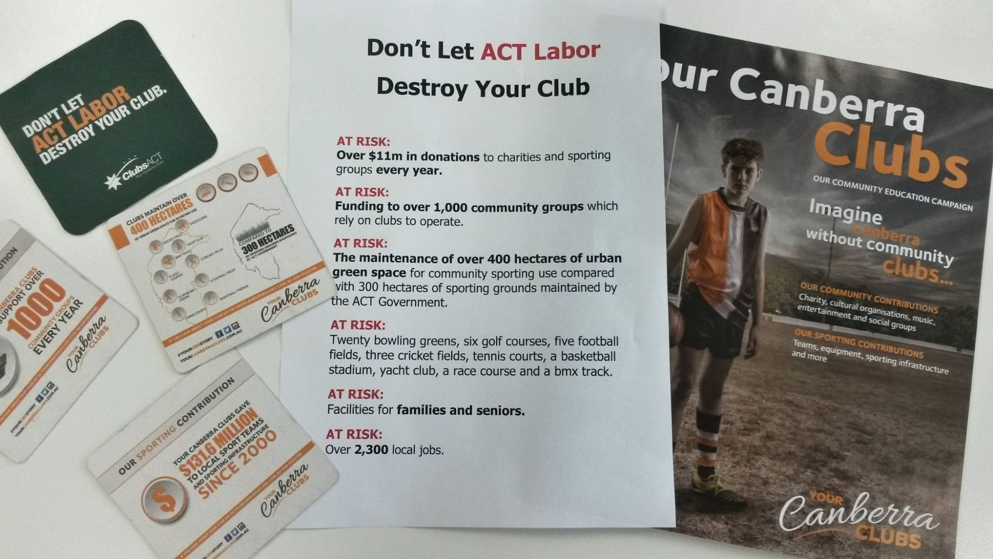 Clubs ACT skeptical of Labor's pre-election sweetener