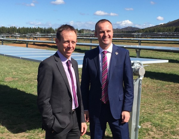 Shane Rattenbury and Andrew Barr