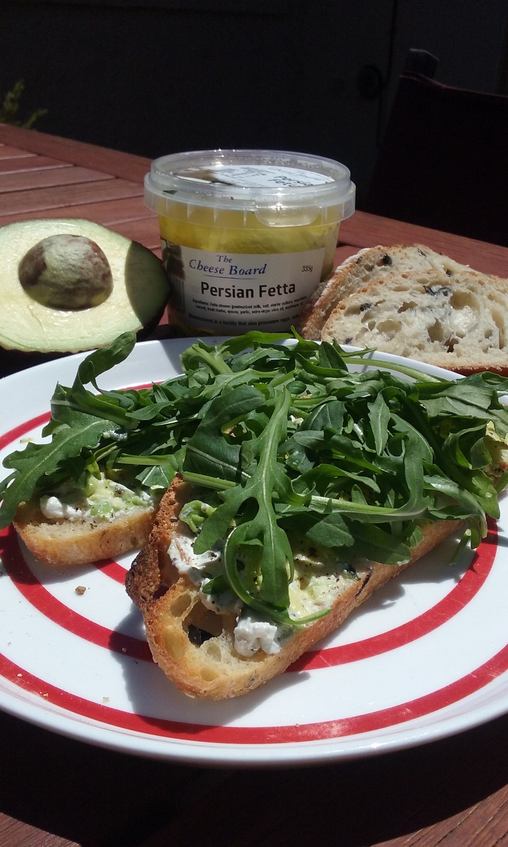 DIY avo toast with ingredients from the Fyshwick Markets. Photo: Zoe Pleasants
