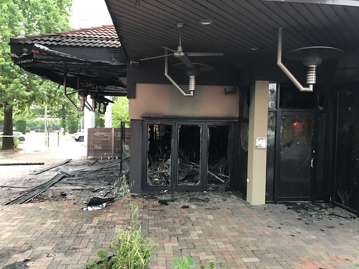 Manuka restaurant site gutted by flames