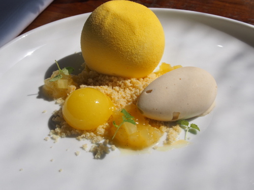 Lemon mousse dessert