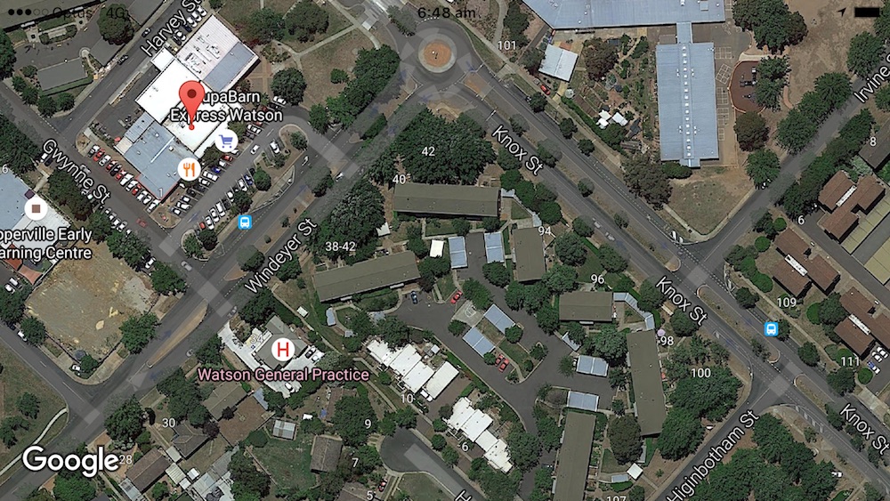 The scene of the police investigation. Photo: Google Maps