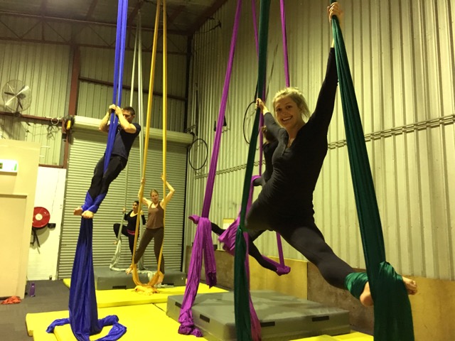 Aerial silks