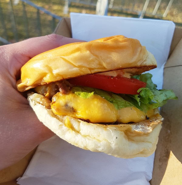 A burger from Mary's. Photo: Amelia Bidgood