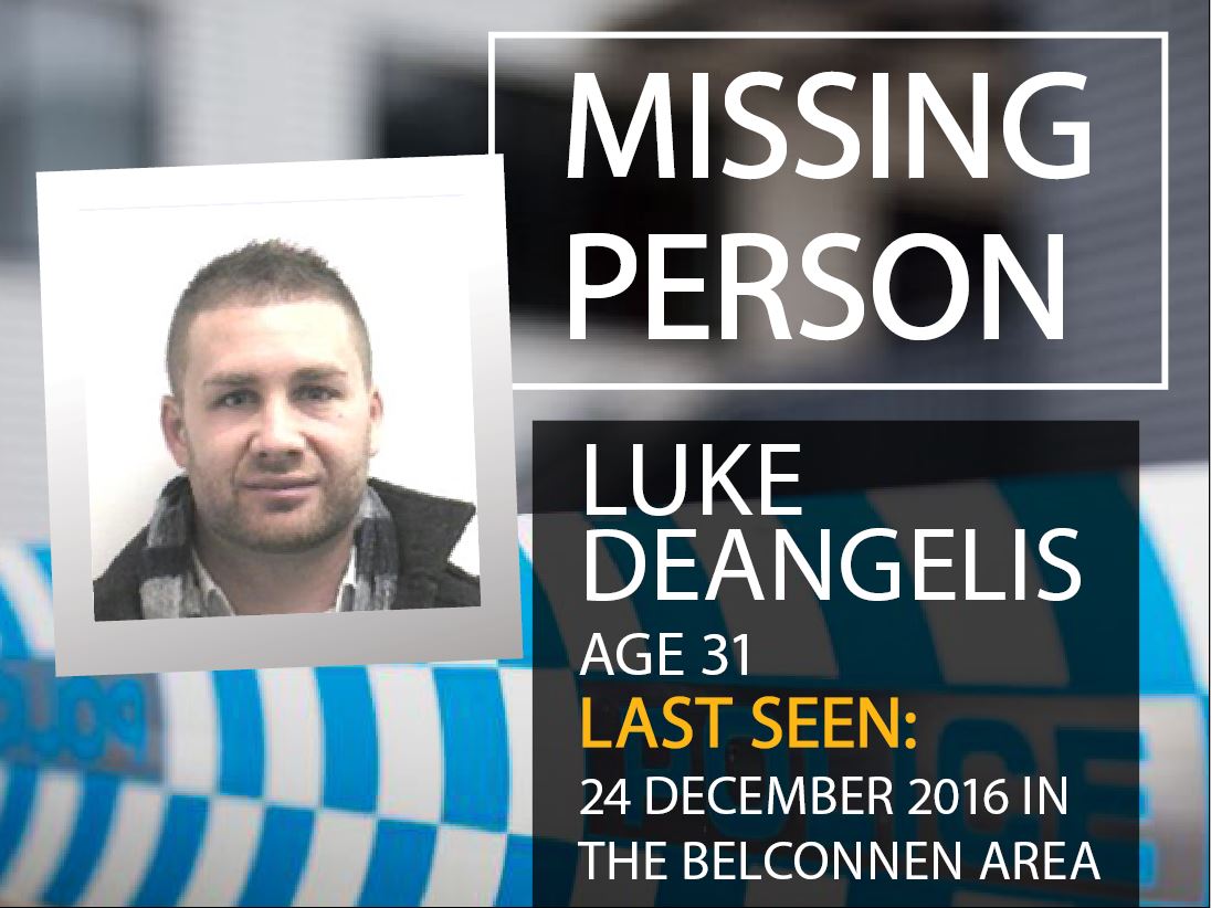 Have you seen missing man Luke Deangelis?