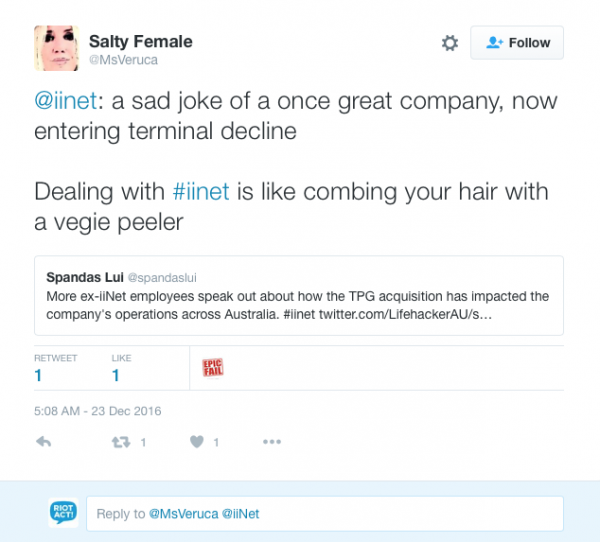 iiNet complaints