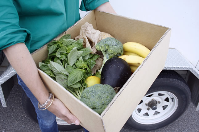 Selection of produce from the Gathered Green