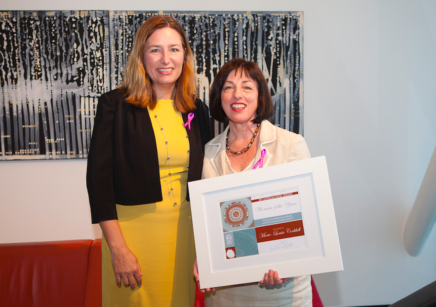 Karinya House's Marie-Louise Corkhill named ACT Woman of the Year