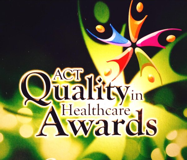 ACT Quality in Healthcare Award winners