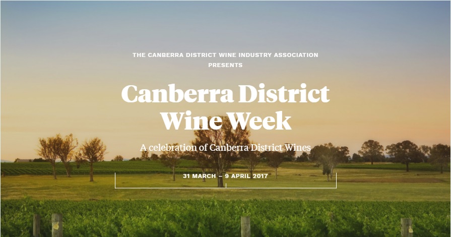 Canberra District Wine Week - 31 March - 9 April