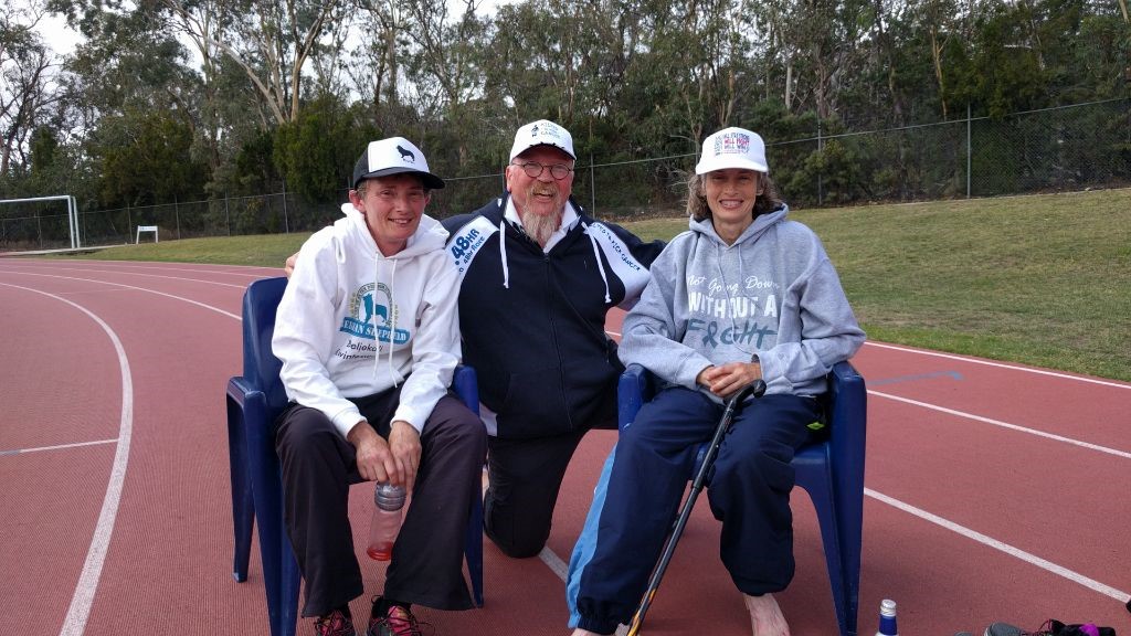 Heather Christison, Billy Pearce and Linda Christison.