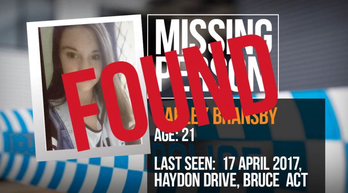 Act Police Seek Help Finding Missing 21 Year Old Woman The Riotact